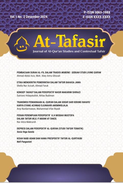 					View Vol. 1 No. 2 (2024): At-Tafasir: Journal of Al-Qur'an Studies and Contextual Tafsir
				